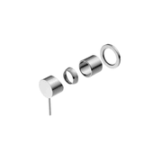 Mecca Shower Mixer 60mm Plate Trim Kits Only Chrome gallery detail image