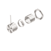 Mecca Shower Mixer 60mm Handle Up Plate Trim Kits Only Brushed Nickel gallery detail image
