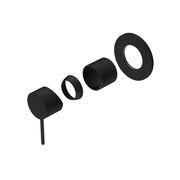 Mecca Shower Mixer 80mm Plate Trim Kits Only Matte Black gallery detail image