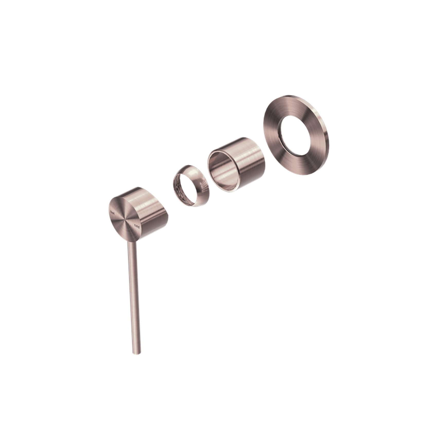 Mecca Care Shower Mixer Trim Kits Only Brushed Bronze gallery detail image