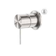 Mecca Shower Mixer 60mm Plate Brushed Nickel gallery detail image