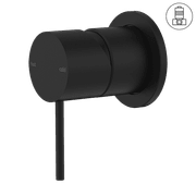Mecca Shower Mixer 60mm Plate Matte Black gallery detail image