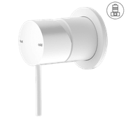 Mecca Shower Mixer 60mm Plate Matte White gallery detail image