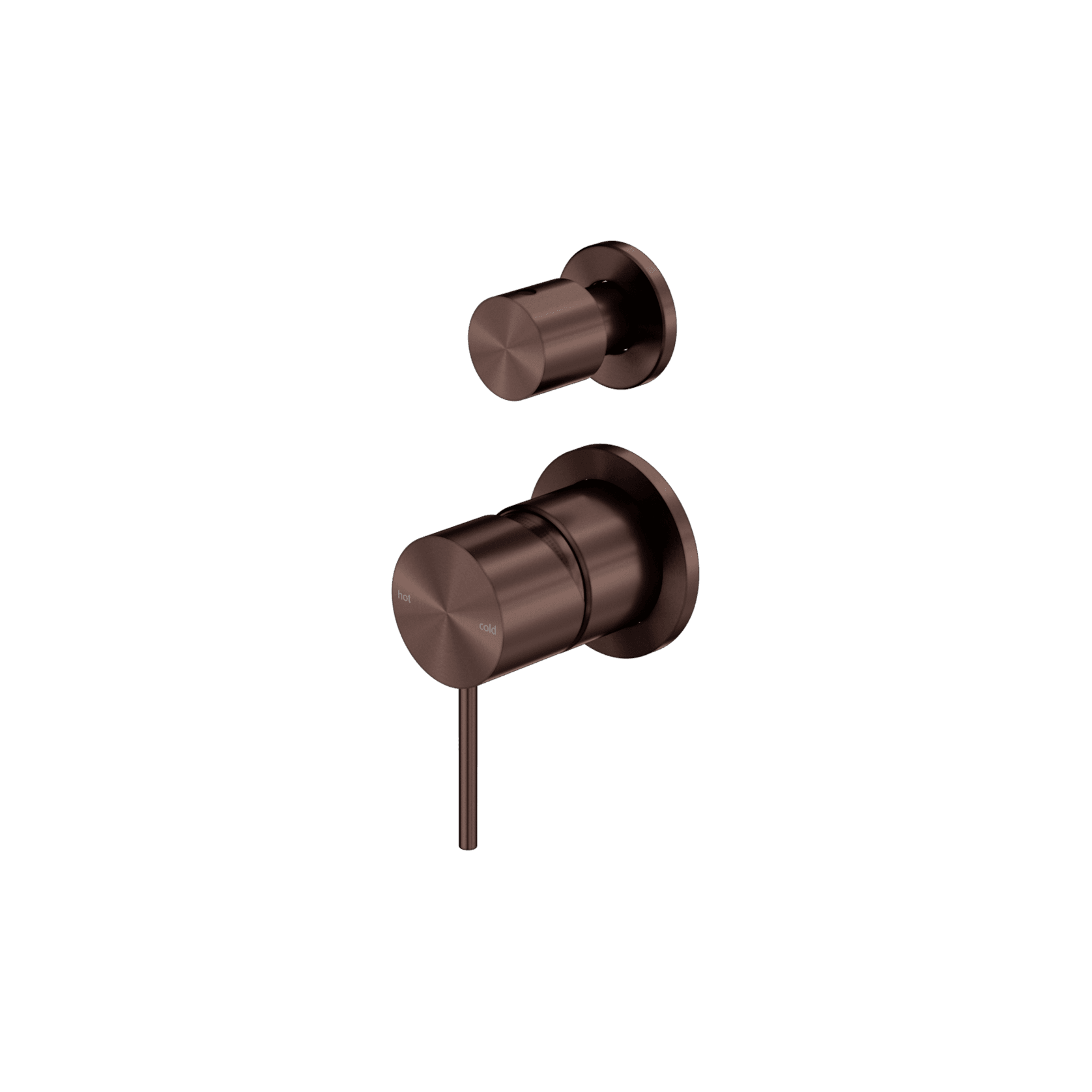 Mecca Shower Mixer With Diverter Separate Back Plate Rome Bronze gallery detail image