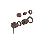 Mecca Shower Mixer With Diverter Separate Back Plate Trim Kit Only Rome Bronze gallery detail image