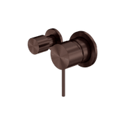 Mecca Shower Mixer With Horizontal 2 Way Diverter Rome Bronze gallery detail image