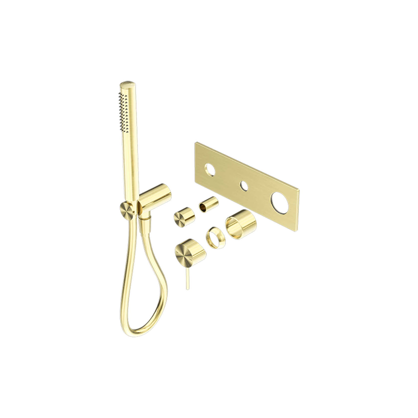 Mecca Shower Mixer Divertor System Trim Kits Only Brushed Gold gallery detail image