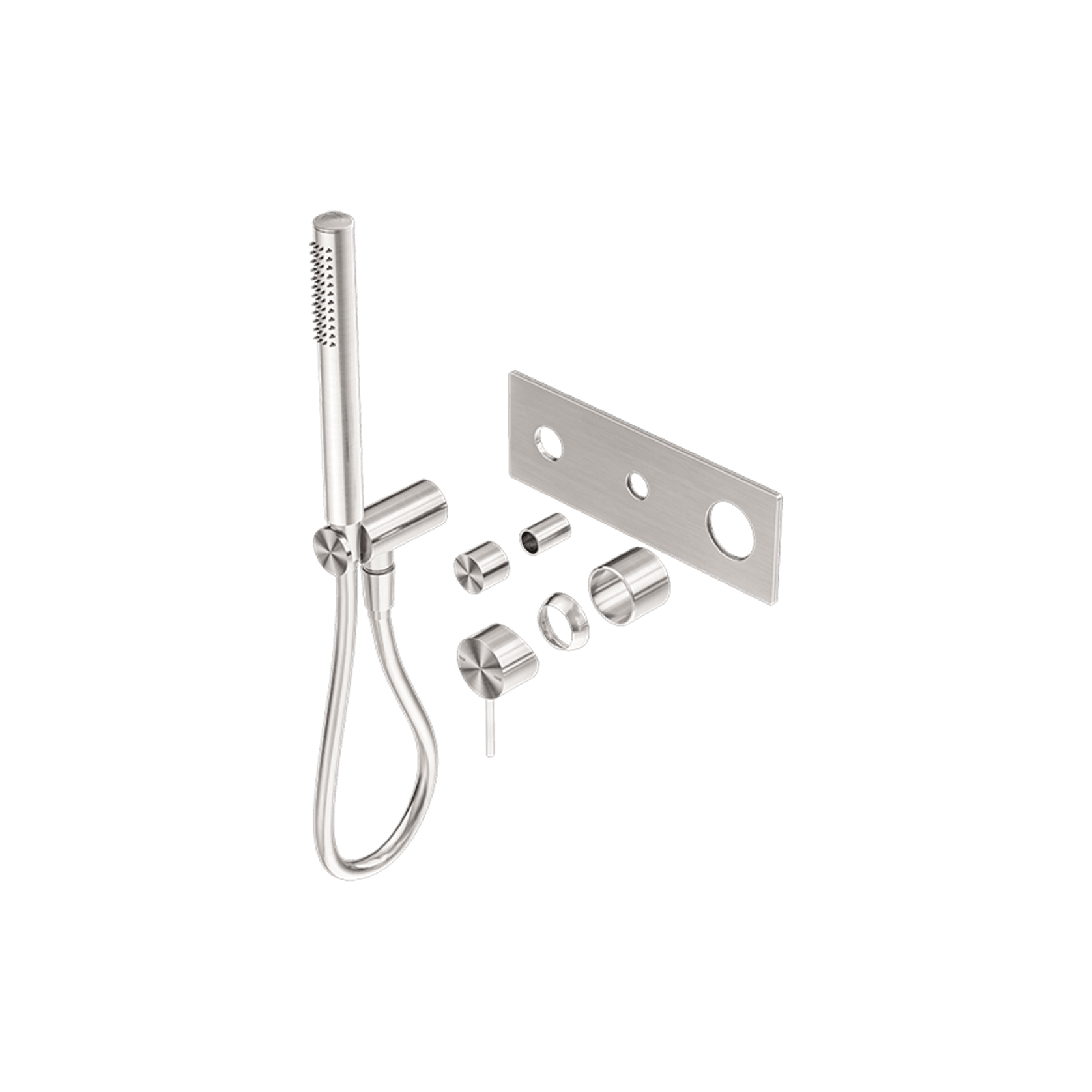 Mecca Shower Mixer Divertor System Trim Kits Only Brushed Nickel gallery detail image