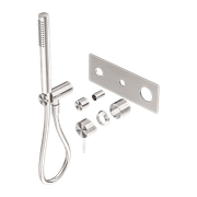 Mecca Shower Mixer Divertor System Trim Kits Only Brushed Nickel gallery detail image