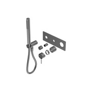 Mecca Shower Mixer Divertor System Trim Kits Only Gun Metal gallery detail image
