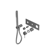 Mecca Shower Mixer Divertor System Trim Kits Only Gun Metal gallery detail image