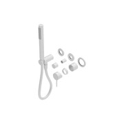 Mecca Shower Mixer Divertor System Separate Back Plate Trim Kits Only Matte White gallery detail image