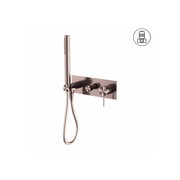 Mecca Shower Mixer Divertor System Brushed Bronze gallery detail image