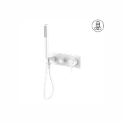 Mecca Shower Mixer Divertor System Matte White gallery detail image