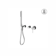 Mecca Shower Mixer Divertor System Separate Back Plate Chrome gallery detail image