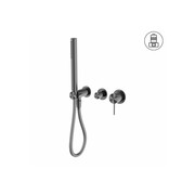 Mecca Shower Mixer Divertor System Separate Back Plate Gun Metal gallery detail image