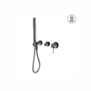 Mecca Shower Mixer Divertor System Separate Back Plate Gun Metal gallery detail image