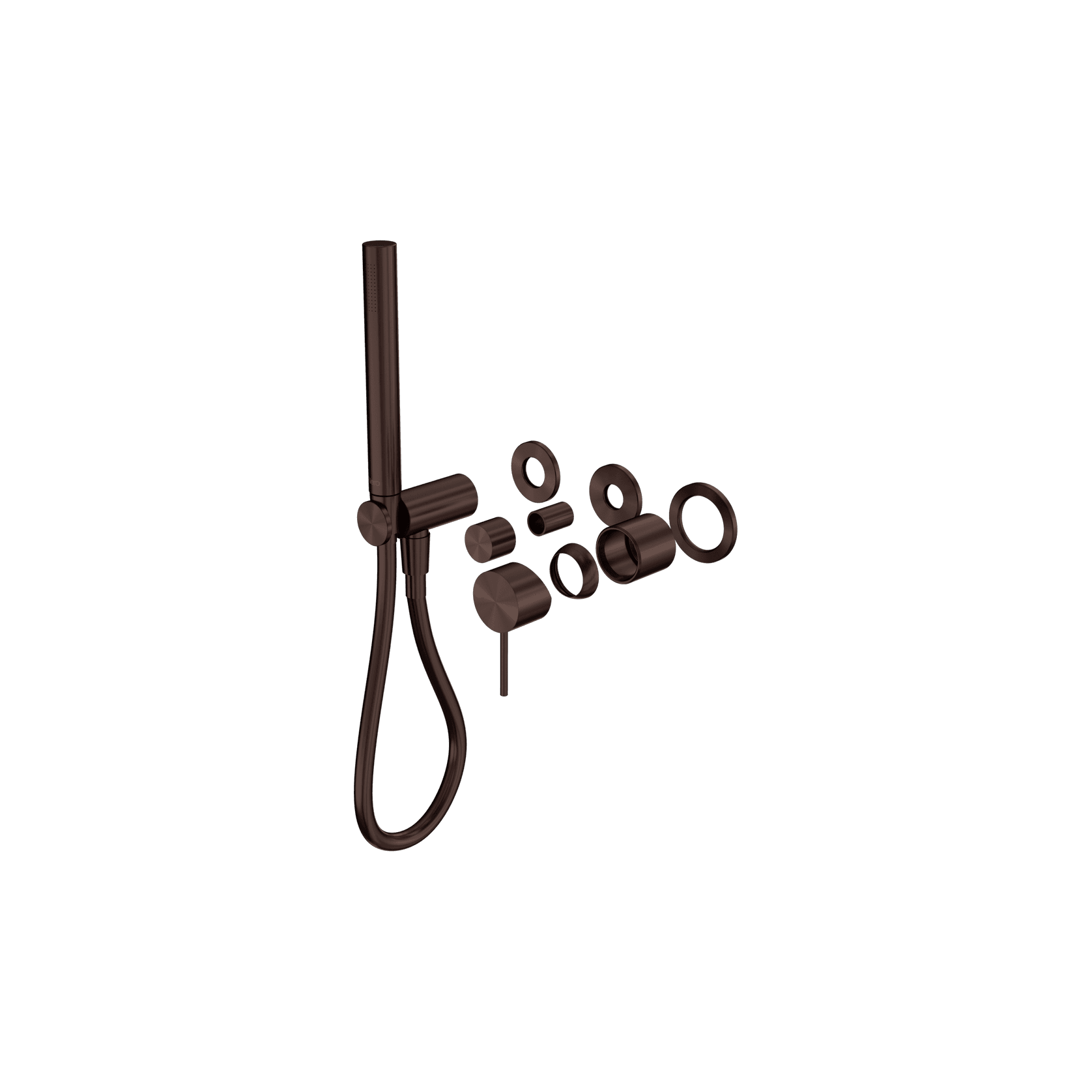 Mecca Shower Mixer Diverter System Separate Back Plate II Trim Kit Only Rome Bronze gallery detail image