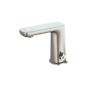 Claudia Sensor Mixer With White Top Display Brushed Nickel gallery detail image
