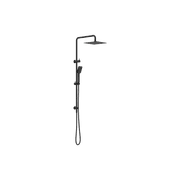 Square Project Twin Shower Matte Black gallery detail image