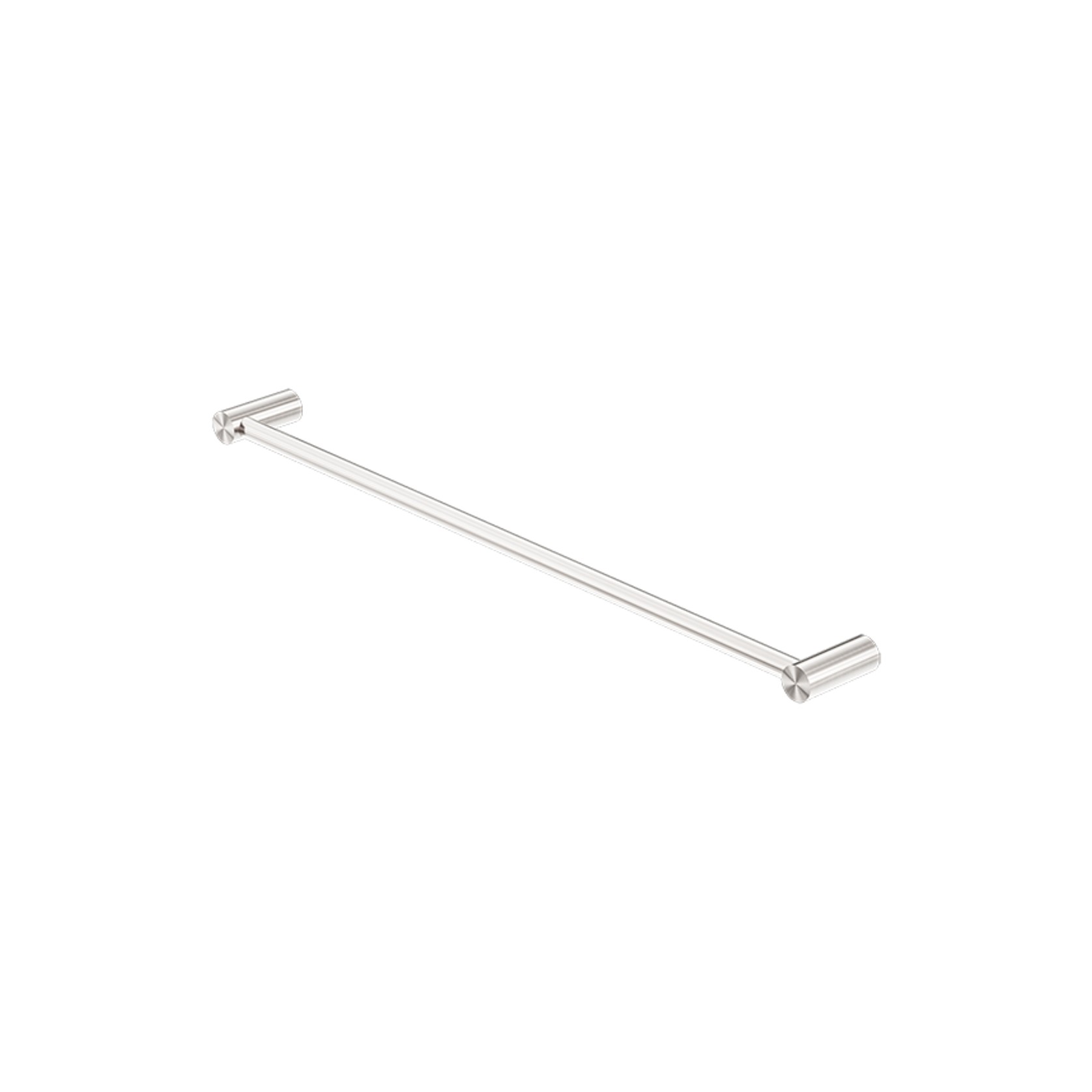 New Mecca Single Towel Rail 600mm Brushed Nickel gallery detail image