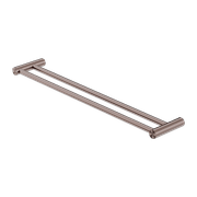 New Mecca Double Towel Rail 600mm Brushed Bronze gallery detail image