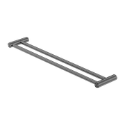 New Mecca Double Towel Rail 600mm Gun Metal gallery detail image