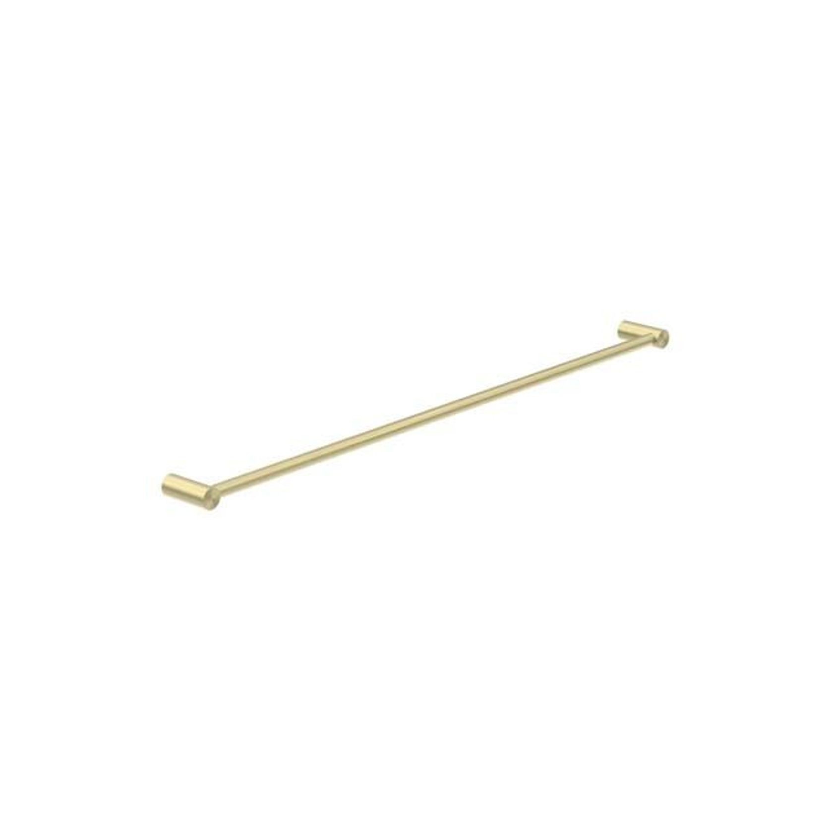New Mecca Single Towel Rail 800mm Brushed Gold gallery detail image