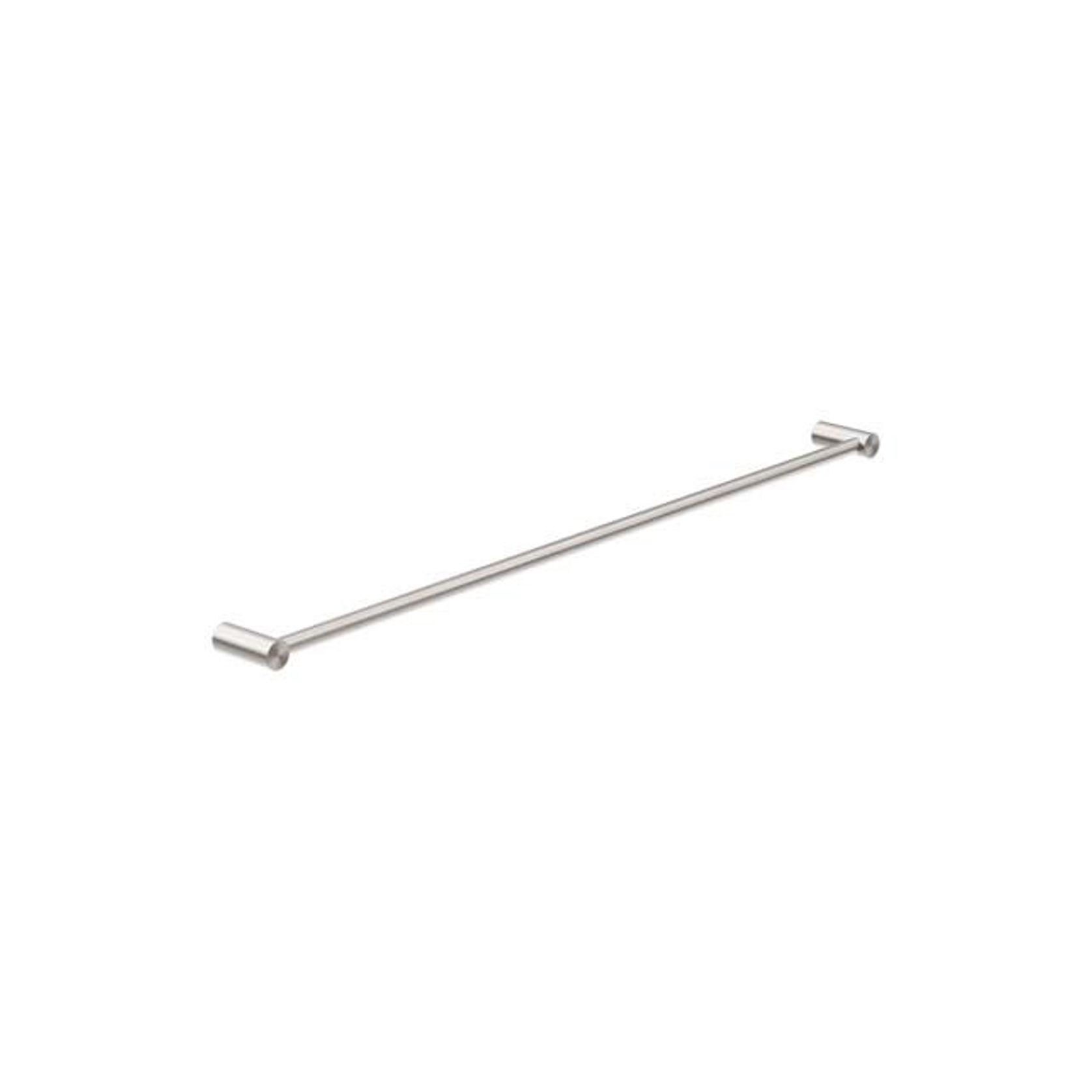 New Mecca Single Towel Rail 800mm Brushed Nickel gallery detail image
