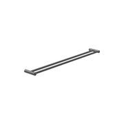 New Mecca Double Towel Rail 800mm Gun Metal gallery detail image