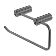 New Mecca Hand Towel Rail Gun Metal gallery detail image