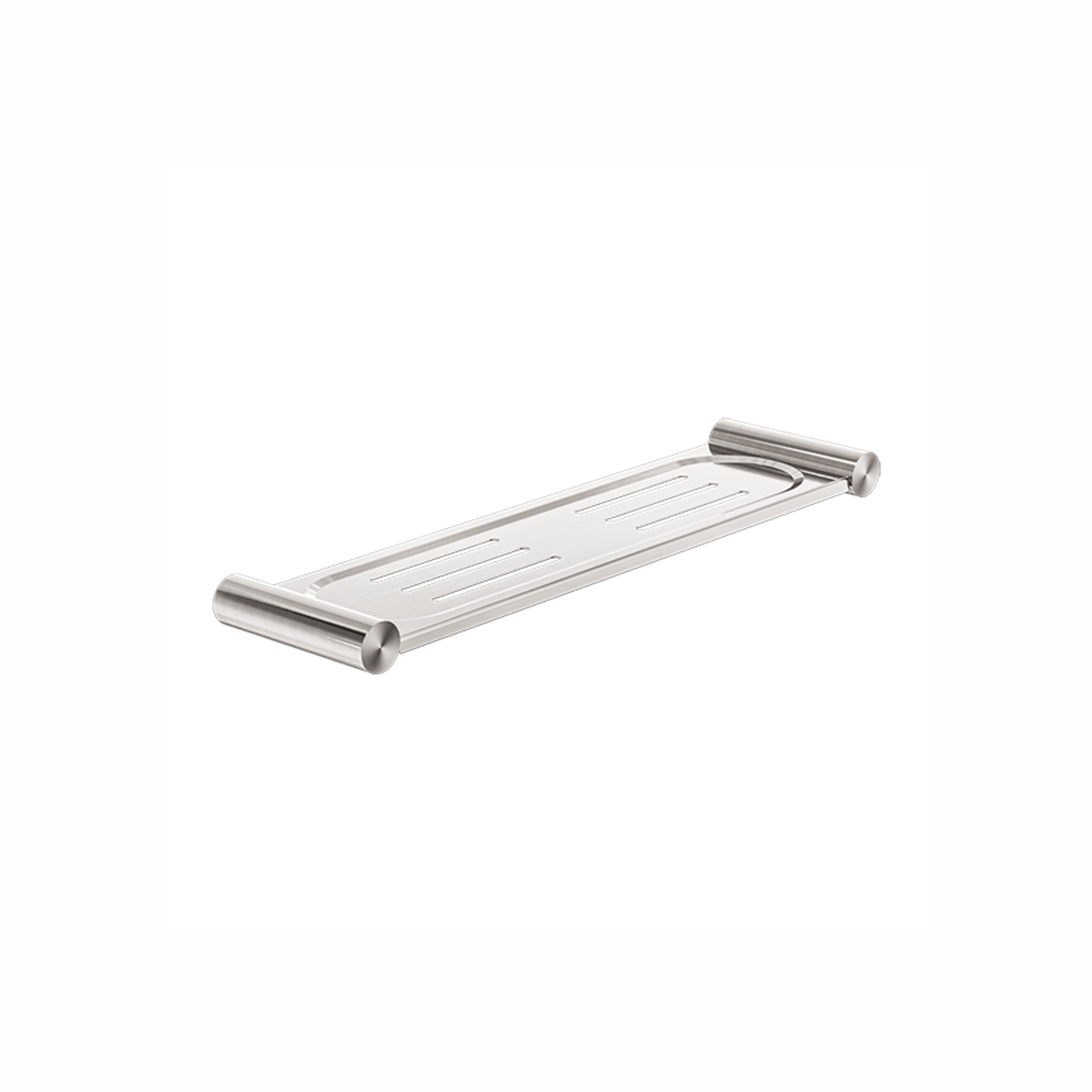 New Mecca Metal Shower Shelf Brushed Nickel gallery detail image