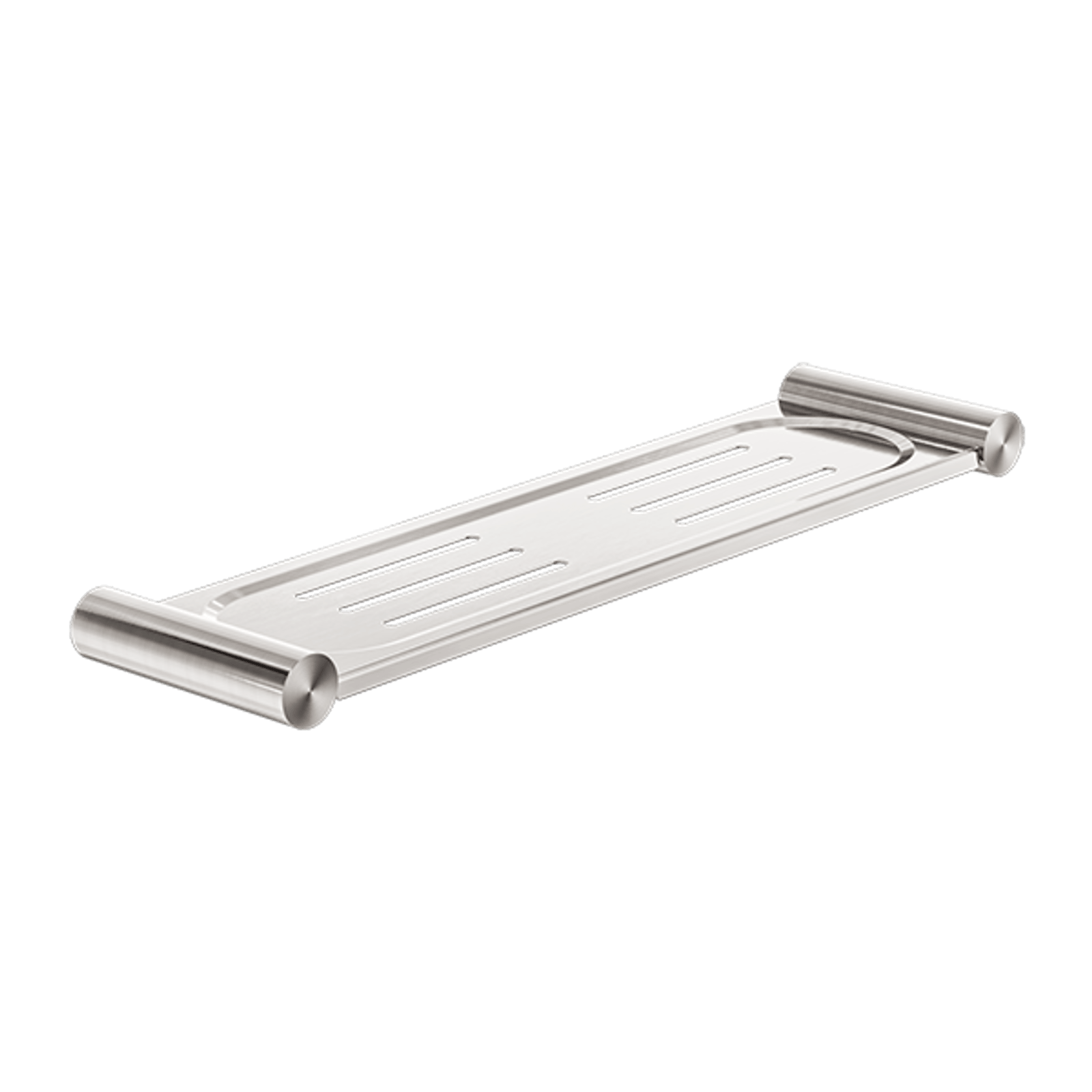 New Mecca Metal Shower Shelf Brushed Nickel gallery detail image