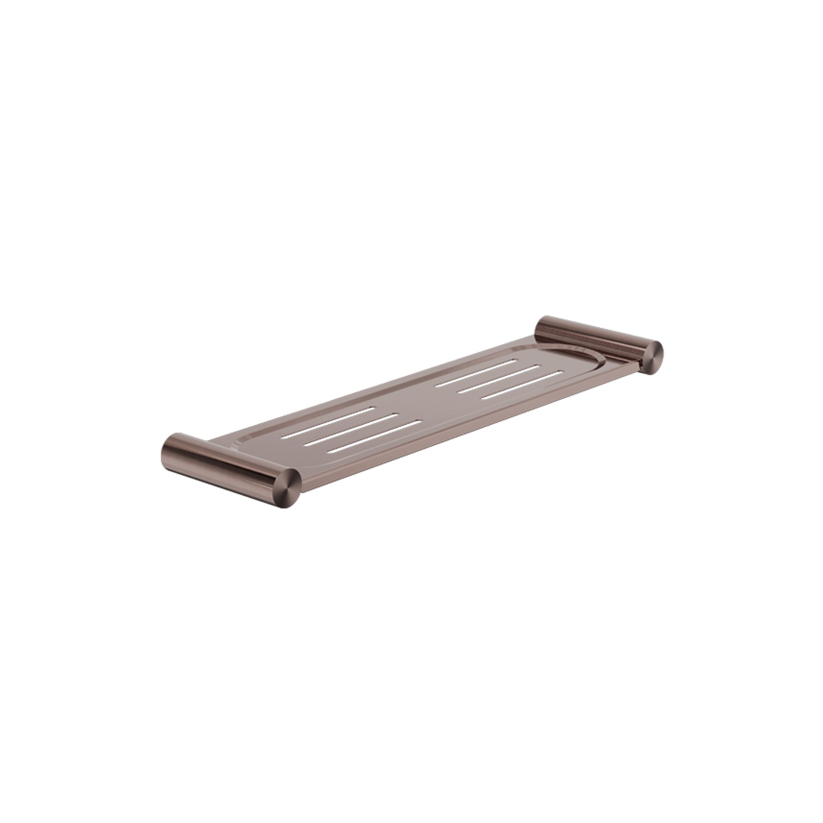 New Mecca Metal Shower Shelf Brushed Bronze gallery detail image