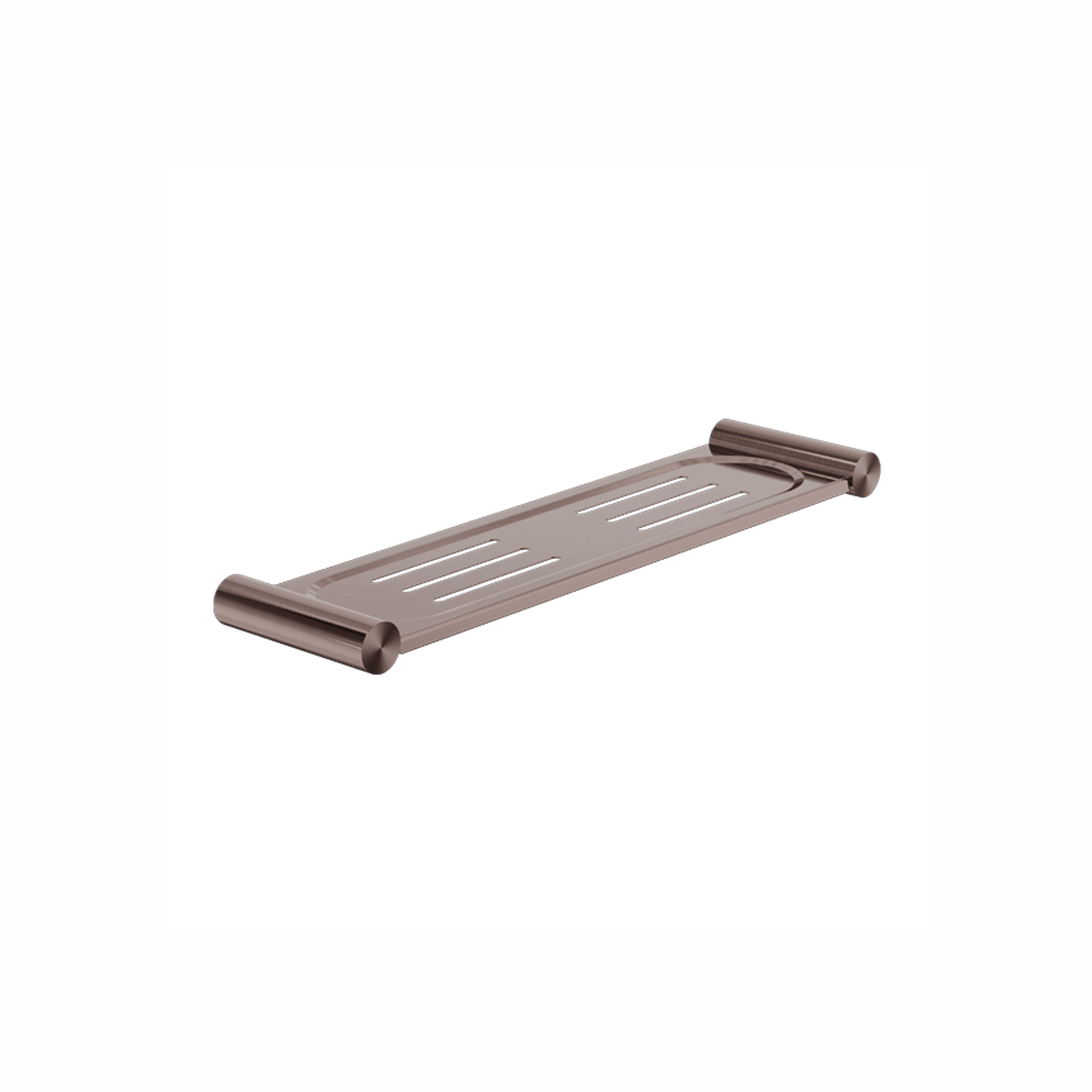 New Mecca Metal Shower Shelf Brushed Bronze gallery detail image