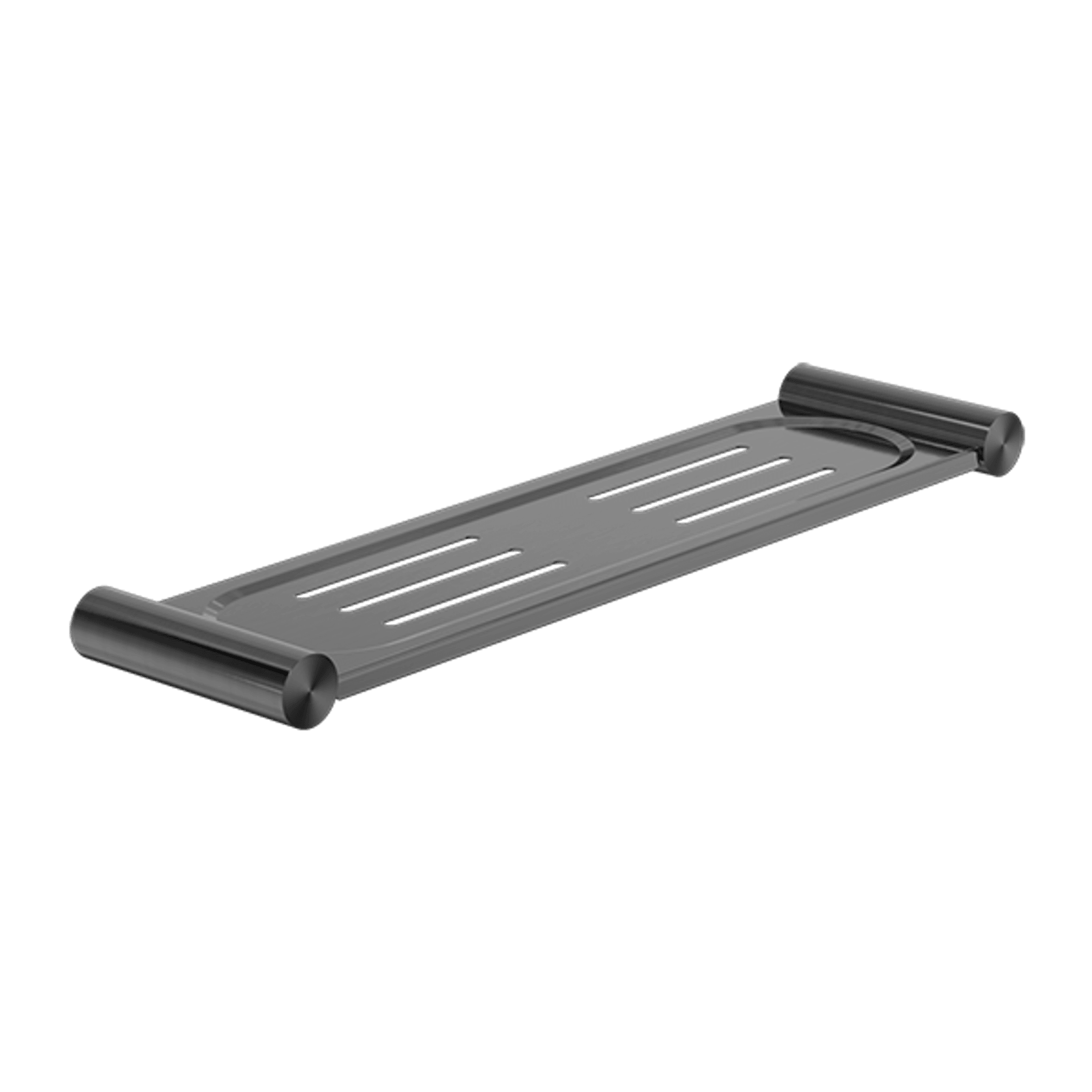 New Mecca Metal Shower Shelf Gun Metal gallery detail image