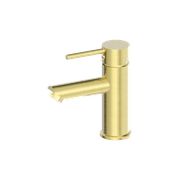 Dolce Basin Mixer Straight Spout Brushed Gold gallery detail image