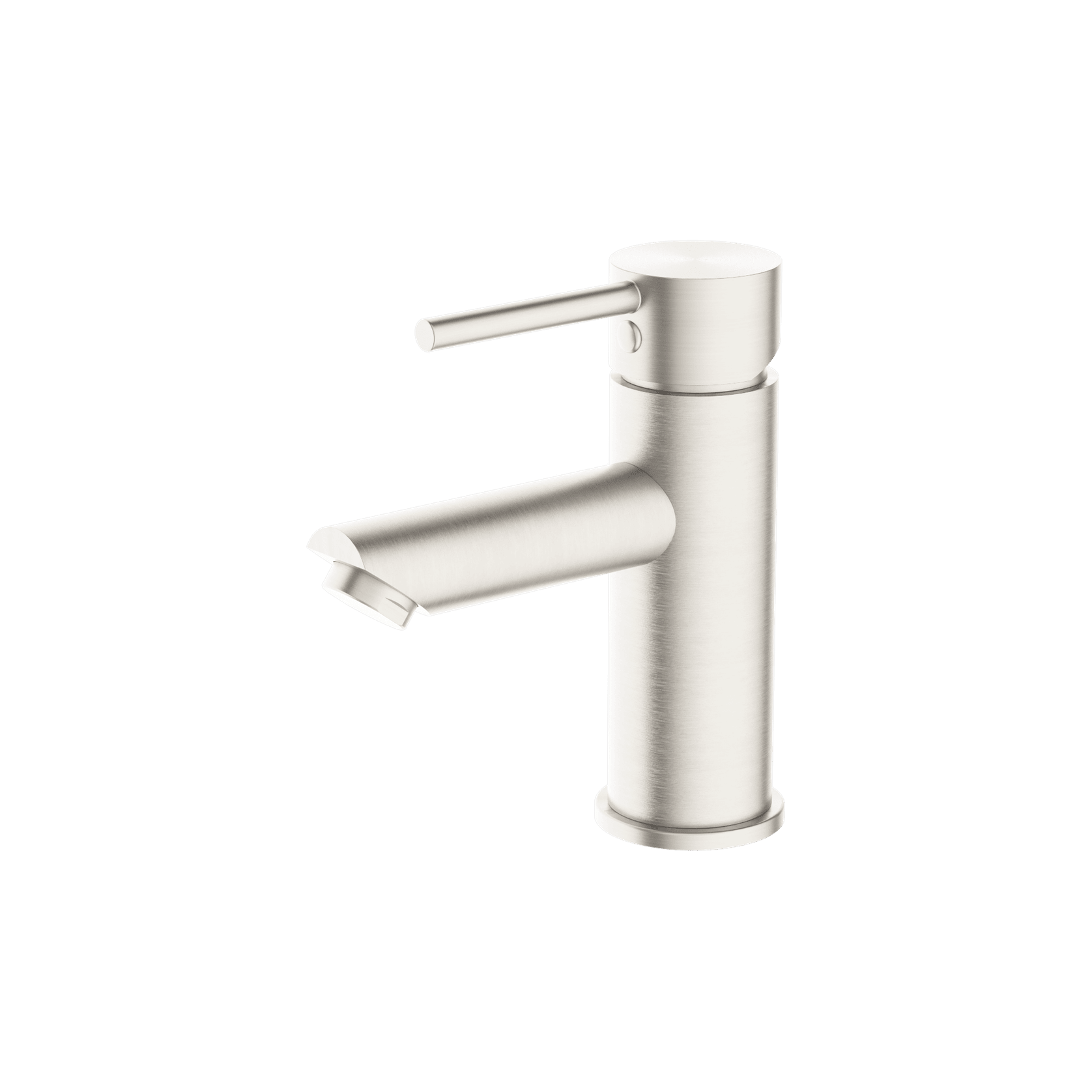 Dolce Basin Mixer Straight Spout Brushed Nickel gallery detail image