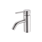 Dolce Basin Mixer Stylish Spout Brushed Nickel gallery detail image