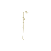 Round Twin Shower With Air Shower I Brushed Gold gallery detail image