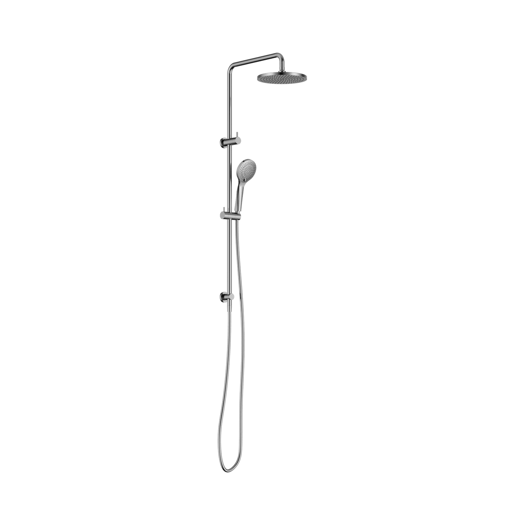 Round Twin Shower With Air Shower I Chrome gallery detail image