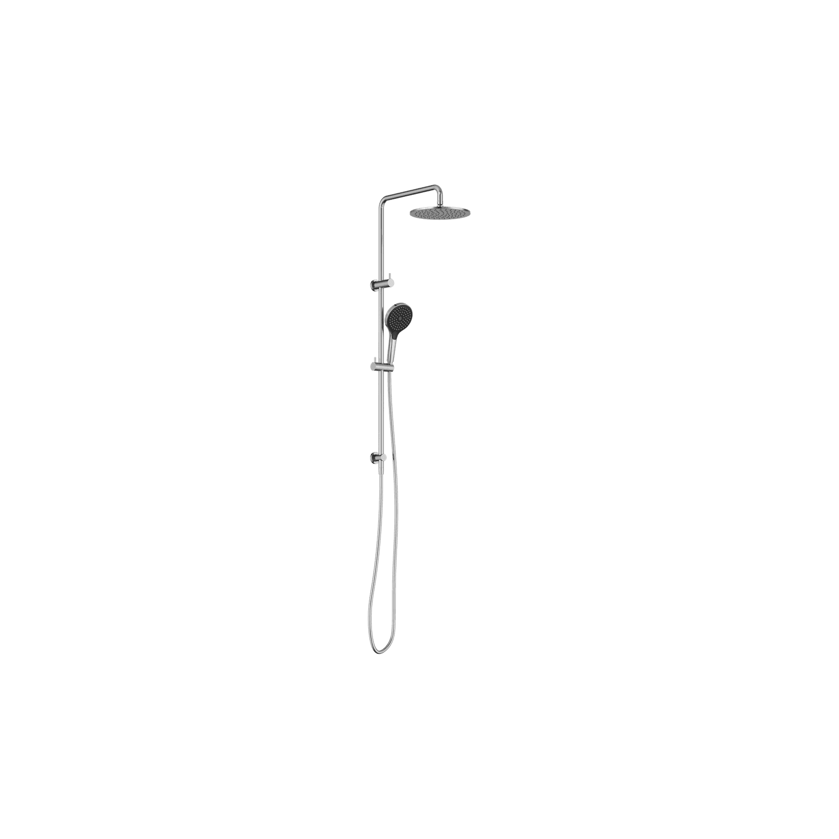 Round Twin Shower With Air Shower II Chrome gallery detail image