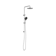 Round Twin Shower With Air Shower II Chrome gallery detail image