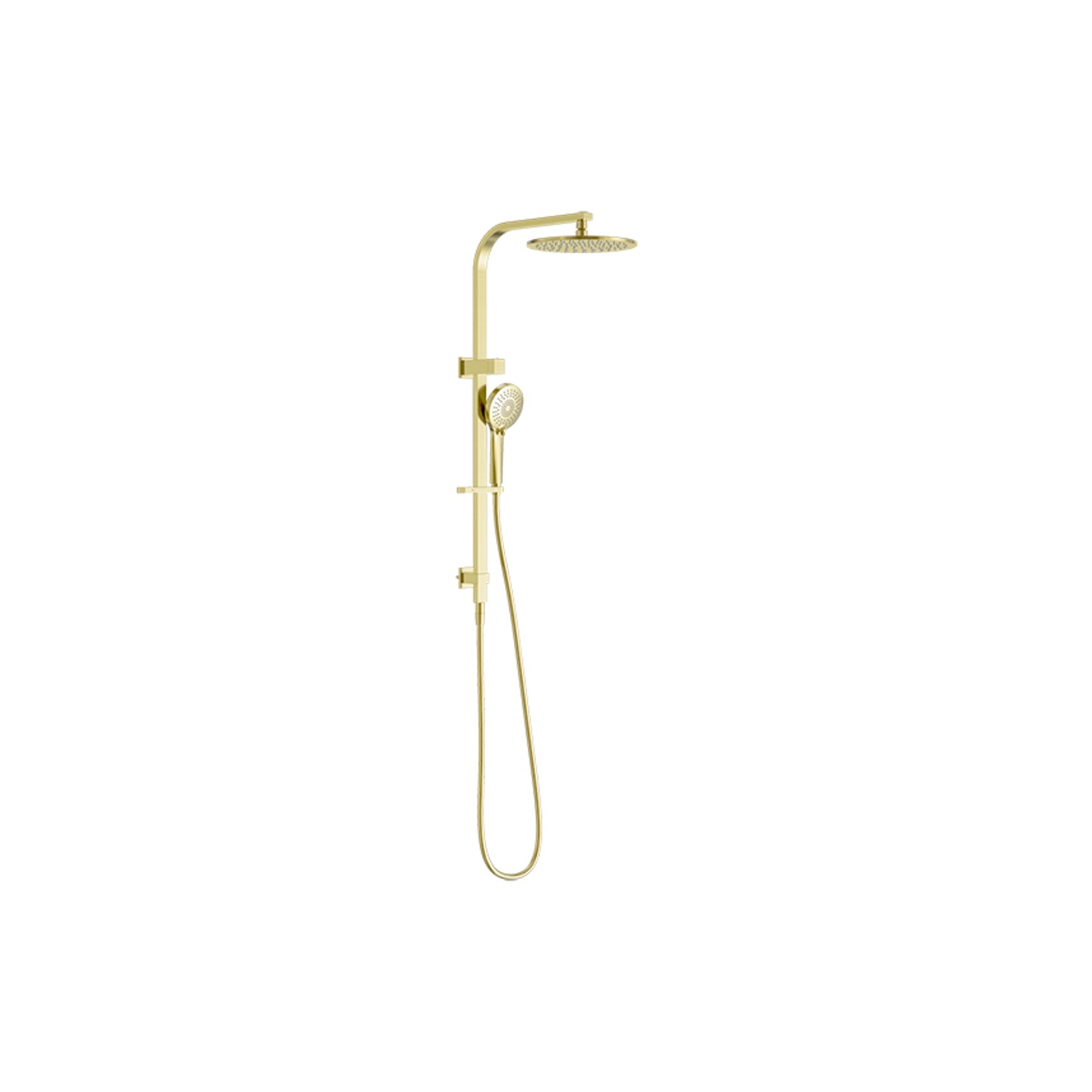 Bianca Twin Shower | Brushed Gold gallery detail image