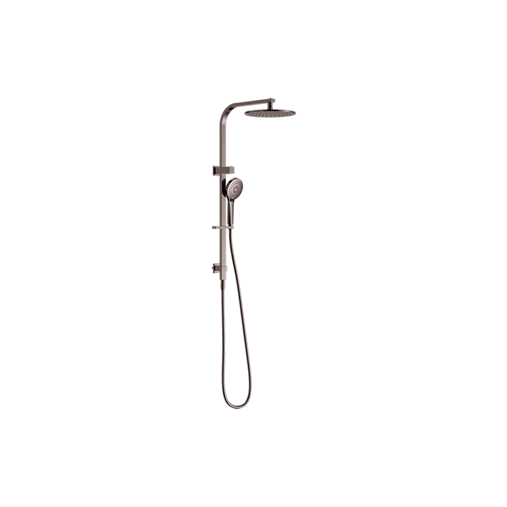 Bianca Twin Shower | Brushed Bronze gallery detail image