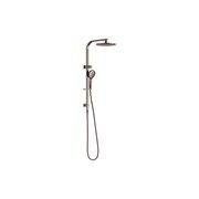 Bianca Twin Shower | Brushed Bronze gallery detail image