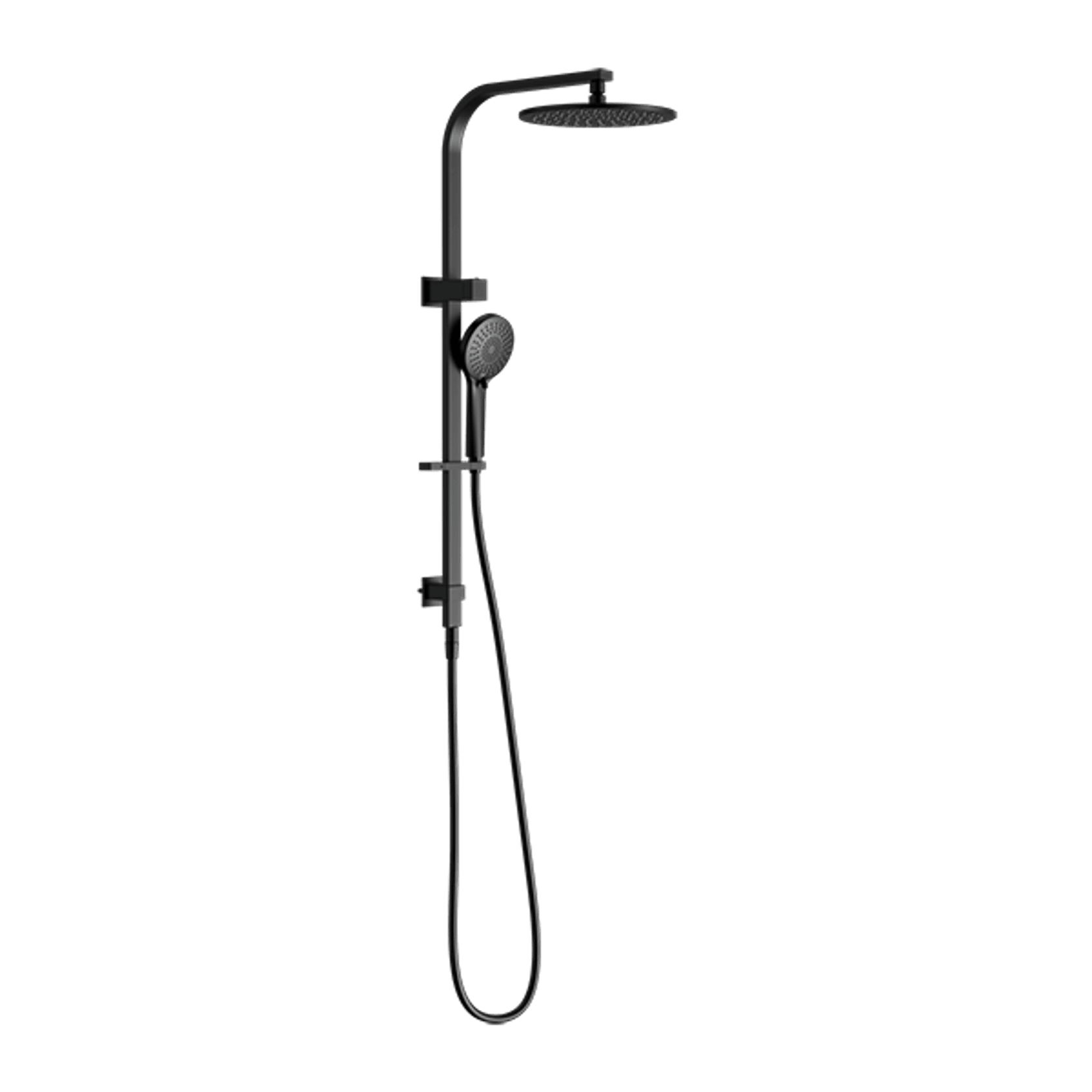 Bianca Twin Shower | Matte Black gallery detail image