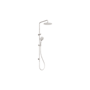Round Twin Shower Brushed Nickel gallery detail image