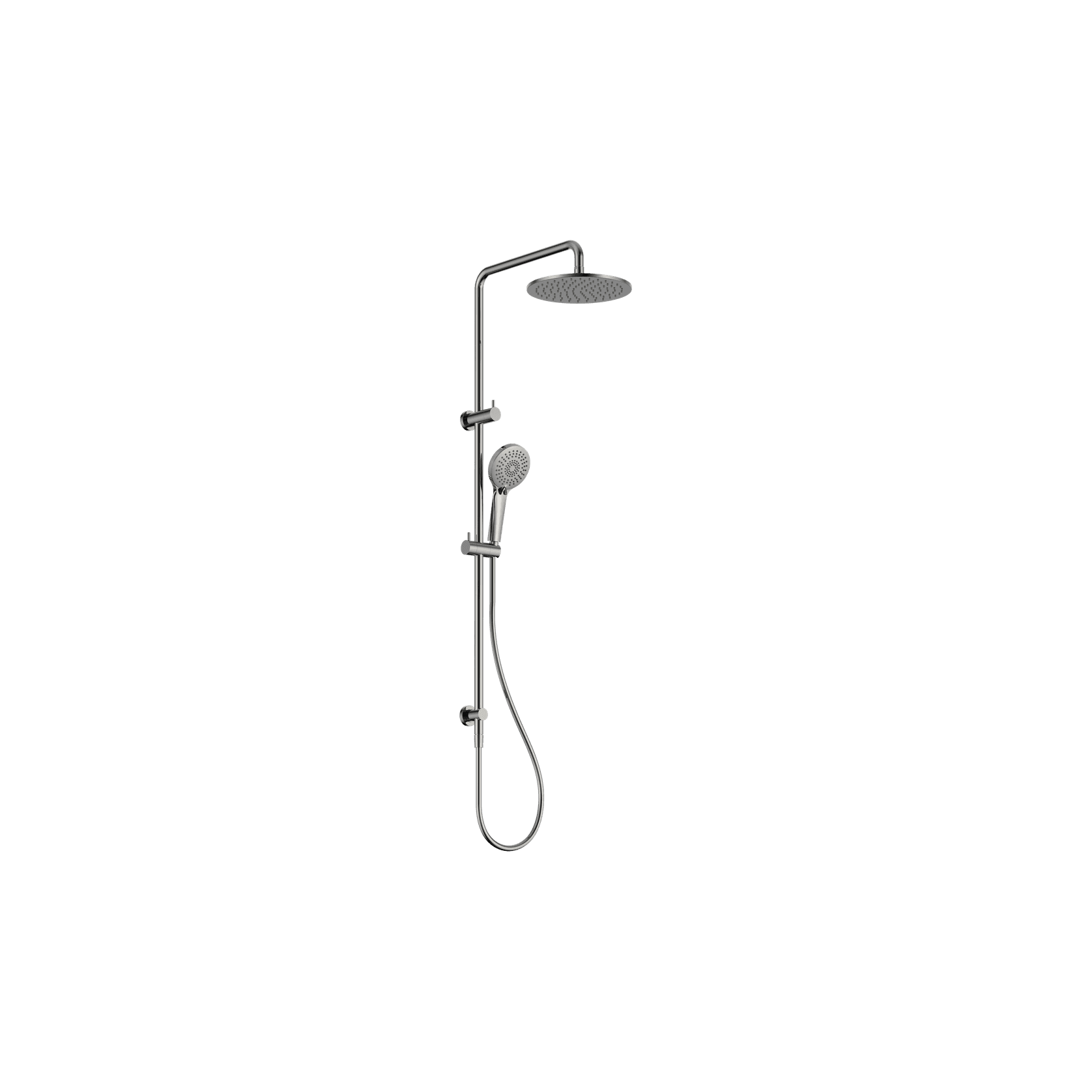 Round Twin Shower Chrome gallery detail image