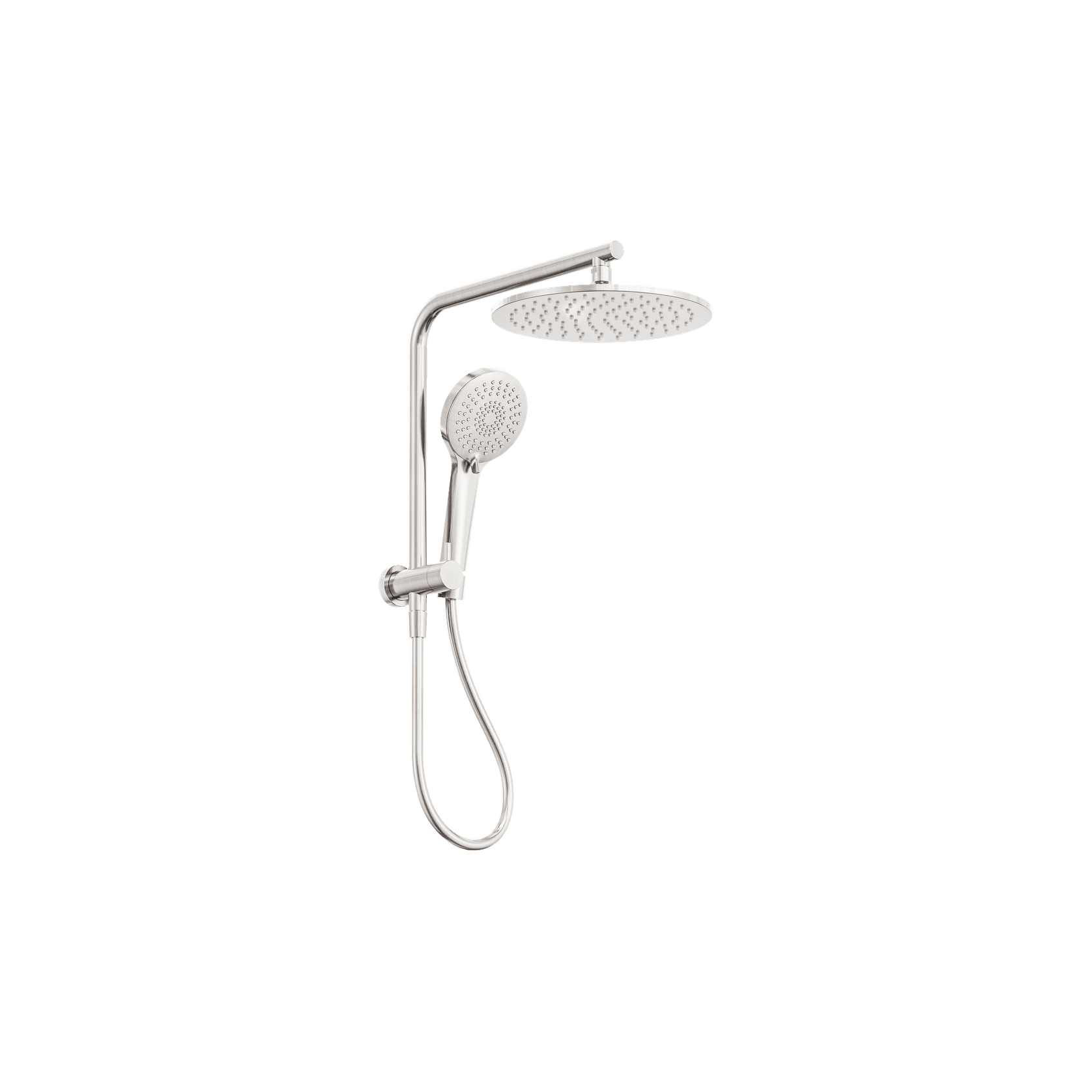 Mecca 2 In 1 Twin Shower Brushed Nickel gallery detail image